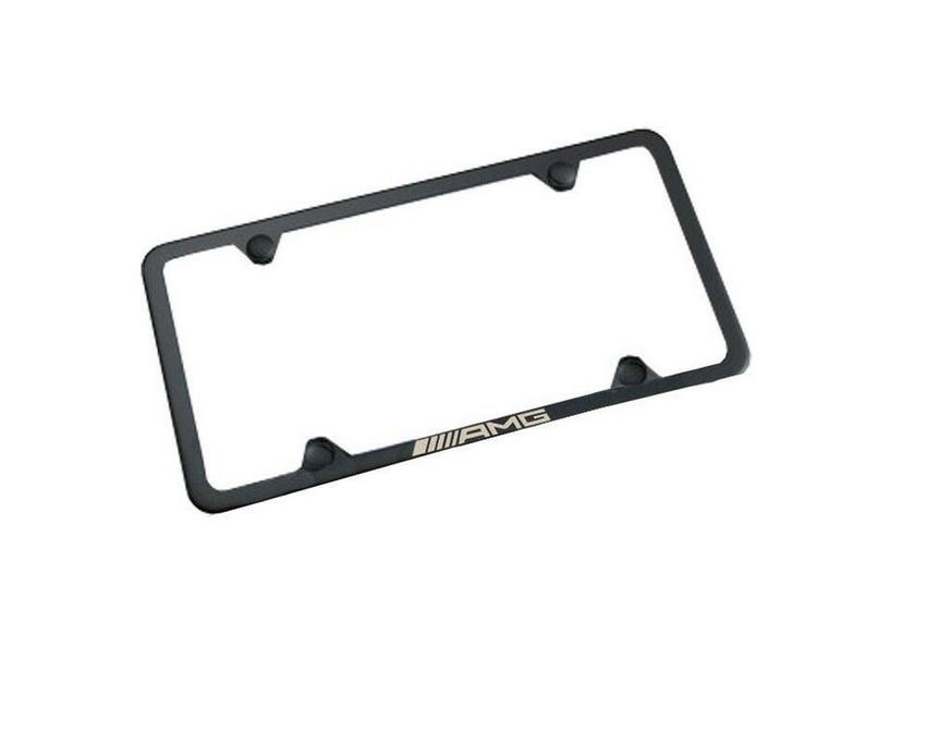 Mercedes License Plate Frame (Black) Q6880138